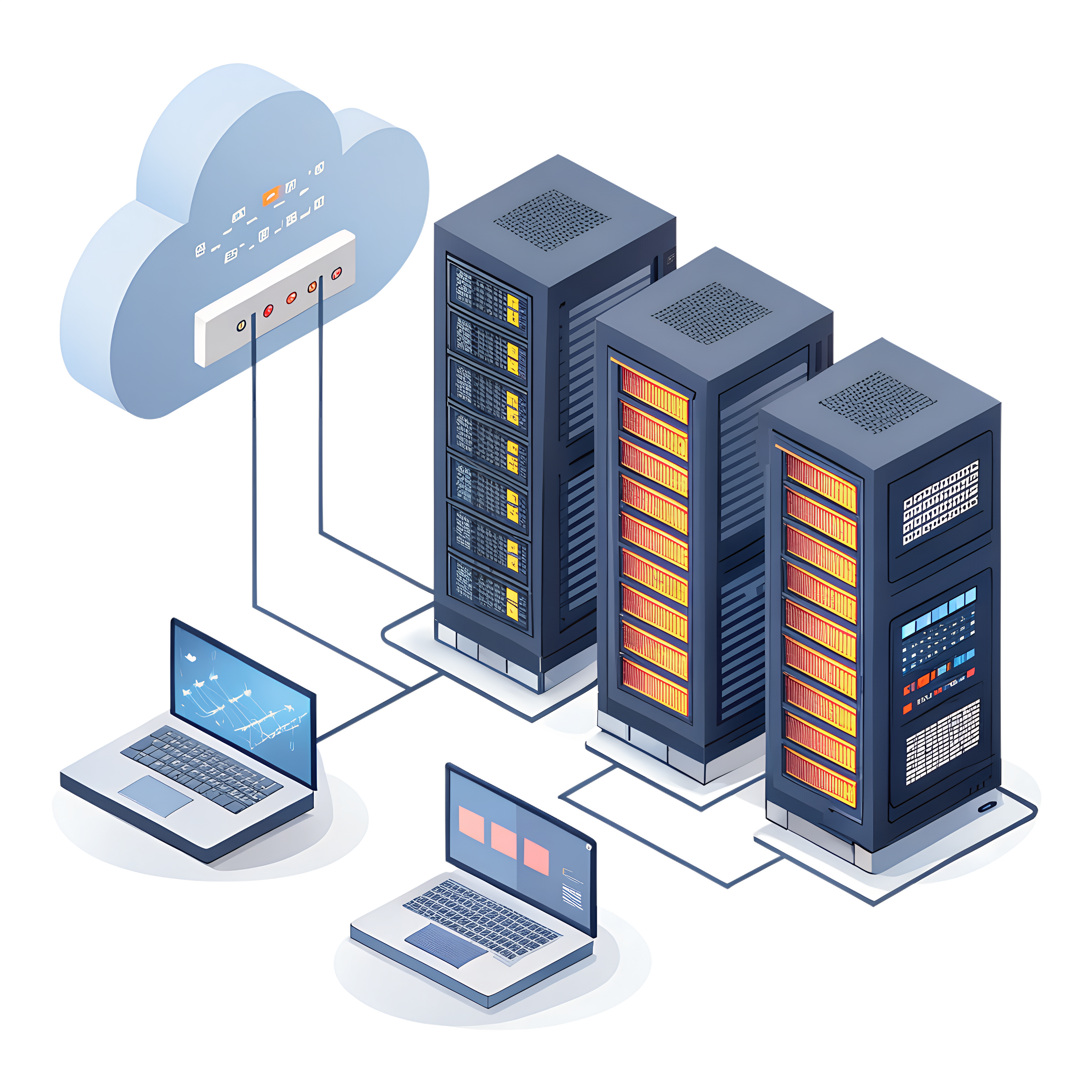 Data Center Illustration